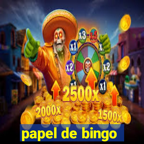 papel de bingo